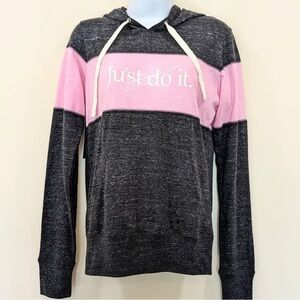 ❤️ 7 for $25! Nike Charcoal and Pink Hoodie